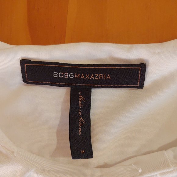 BCBG MaxAzria modest cap sleeve striped dress - Picture 5 of 7